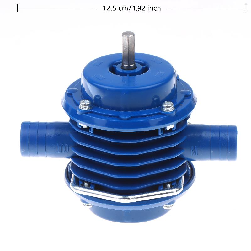 Multi Purpose Electric Drill Pump Self Priming Liquid Transfer Pump Portable for Diesel Oil Water Aquarium Use