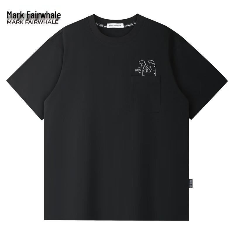 Mark Fairwhale Men's Embroidered Crew Neck T-Shirt