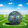 1pc Fantasy Waterfall Kingdom Theme Soccer Ball Football, Size 5, Lightweight PVC, Outdoor Training Soccer Ball,Sports Gift T61454