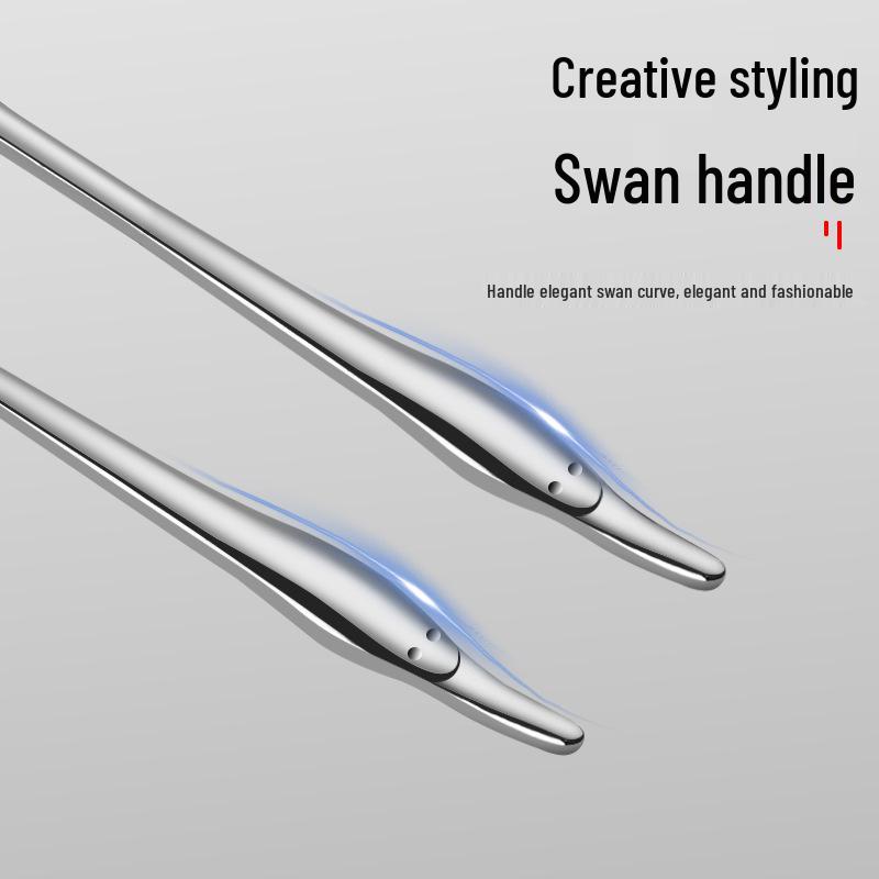 Creative Andromeda Stainless Steel Fruit Fork and Coffee Spoon Set