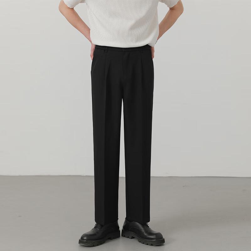 SWAMP AREA Men's Loose Straight-Leg Casual Trousers