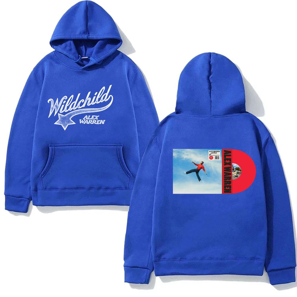 Alex Warren 2026 New Album WILDCHILD Pattern Printing Fashion Man Unisex Moletom for Autumn Winter with Hooded Comfortable Hoody