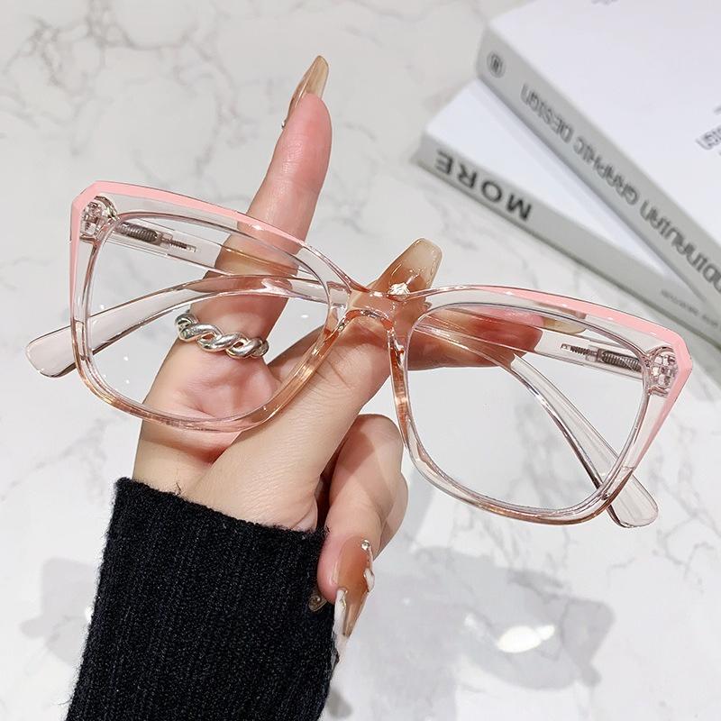 New Fashionable Luxury Personalized Women'S Reading Glasses Ultra Light Neutral High Quality Noble Anti Blue Light Glasses