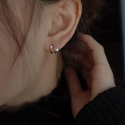 2025 Luxury S925 Silver Pearl Earrings for Women – High-End Summer Style