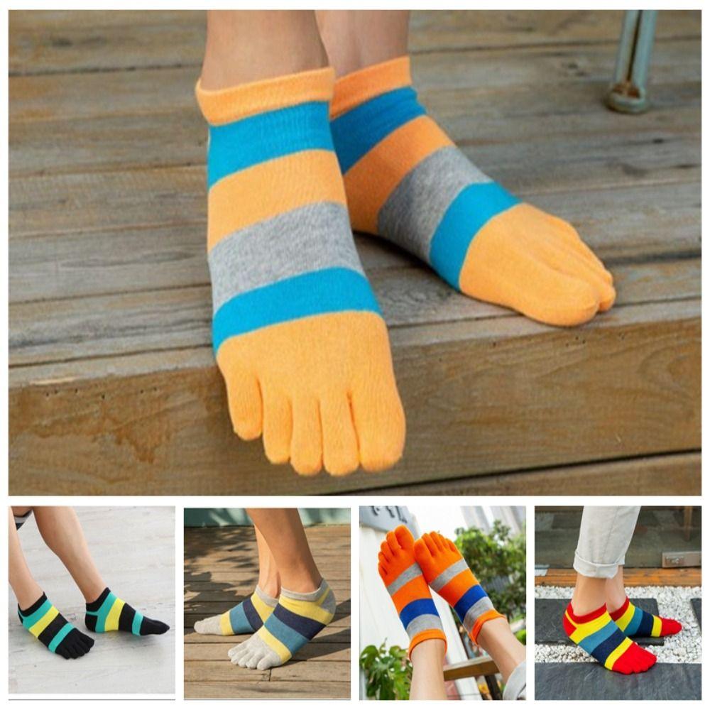 

1 пара носков EU39-44 Five Finger, сетчатые мужские короткие носки, не показывающие носки по щиколотку, для походов