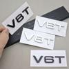 3D ABS Lesklý Čierny Chróm V6T V8T Auto Logo Nálepka Kufor Znak Odznak Nálepka Pre A4 A6 A7 A8 Q3 Q5 Q7 S6 S7 S8 Príslušenstvo