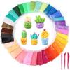 Eclet (Pack Of 12) Air Dry Clay, Colorful Children Soft Clay, Creative Art Crafts, Gifts For Kids-Multi Color. Non-Toxic