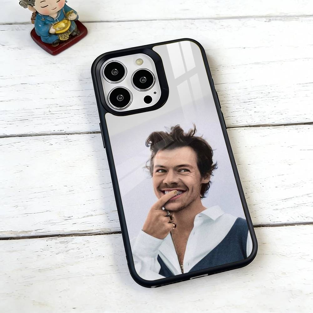 Epc Music H-HaRRy Styles Handyhülle für iPhone17,16,15,14,13,12,11 Plus,Pro Magnetisch mit Magsafe Kabelloses Laden