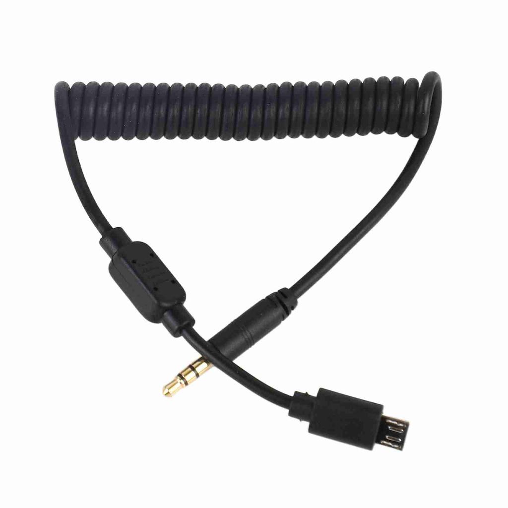 1M Remote Shutter Release Cord Cable 3.5MM Camera Flash Release Spring Cable Camera Accessories for GFX X