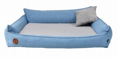 Rocky Orthopedic Blue Dog Bed - 97cm X 86cm