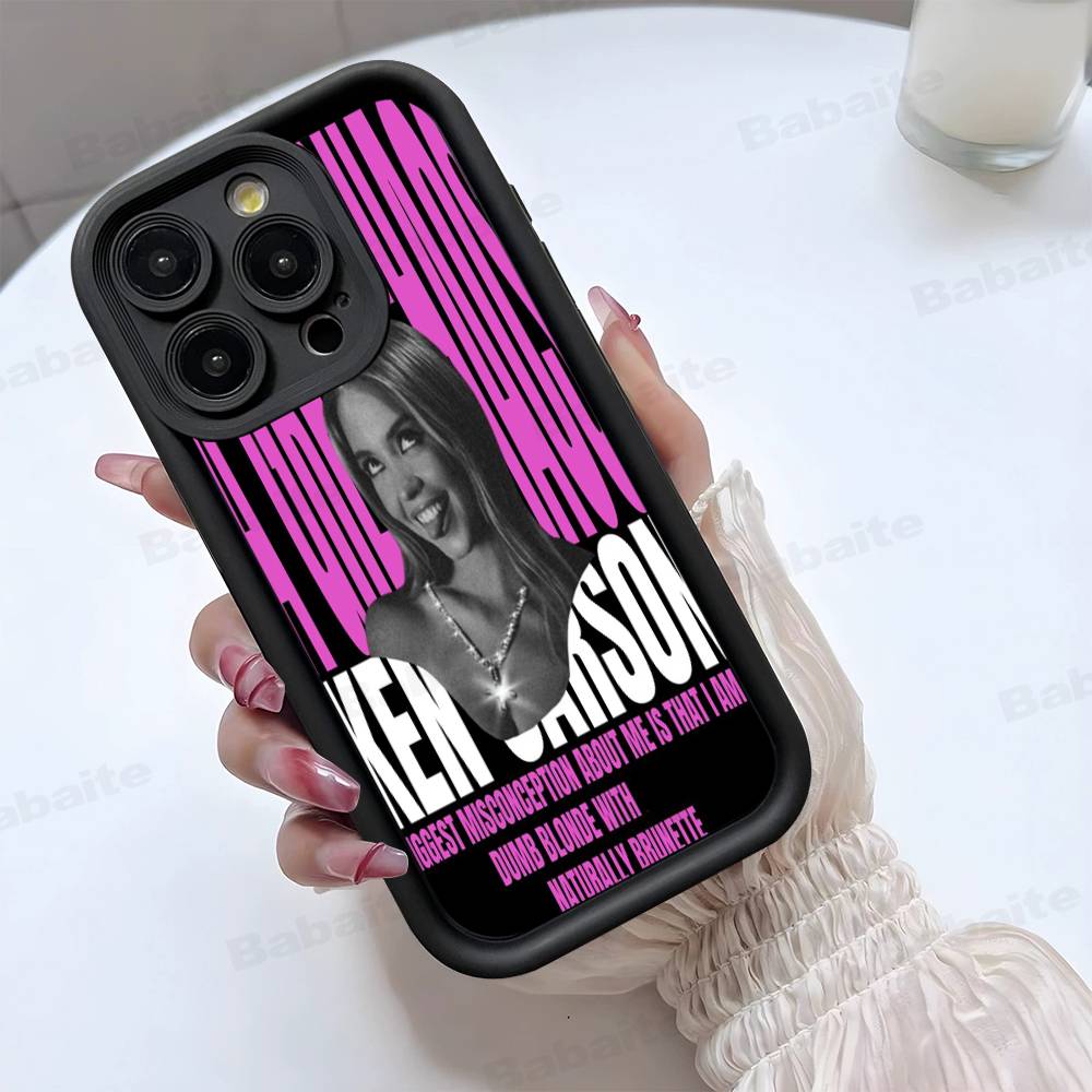 Sängerin Sydney S-Sweeney Handyhülle Für IPhone 17 16 15 14 13 12 11 Pro Max Plus Mini Glück Hülle