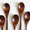 Wooden Spoon Soup Spoon and Fork Eco Friendly Products Tableware Natural Ellipse Ladle Spoons for Cooking Kicthen Accessories