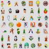 50 Japanese Comic Dragon Ball Graffiti Stickers Car Suitcase Mobile Phone Water Cup Decoration Stickers Waterproof Animation Stickers