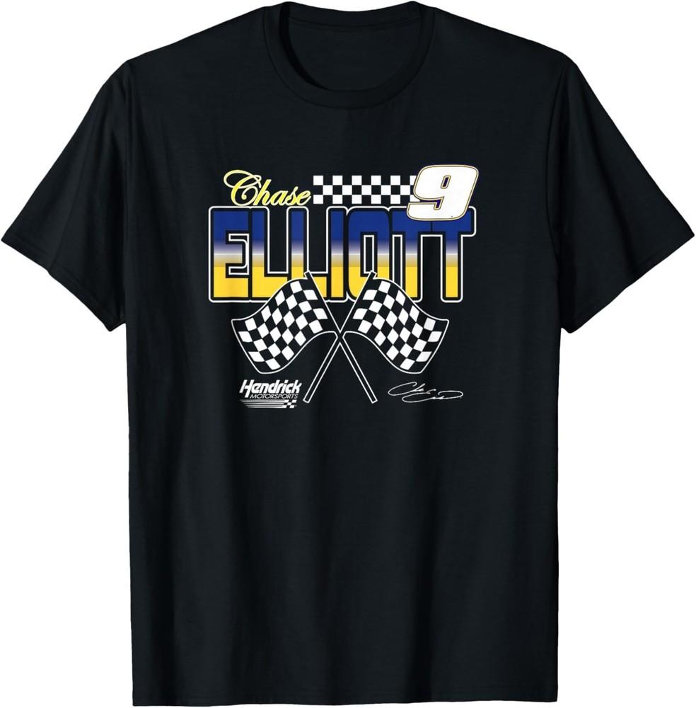 Chase Elliott 9 Flagge Hendrick Motorsports Lizenziertes T-Shirt Unisex T-Shirt