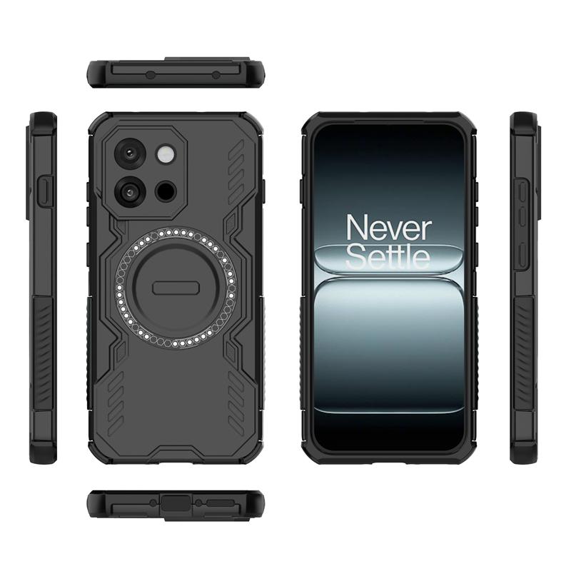 Shockproof Armor Case For OnePlus 13S Magnetic Adsorption Wireless Charge Cover OnePlus 13S Case For OnePlus 13S Case 6.32 inch