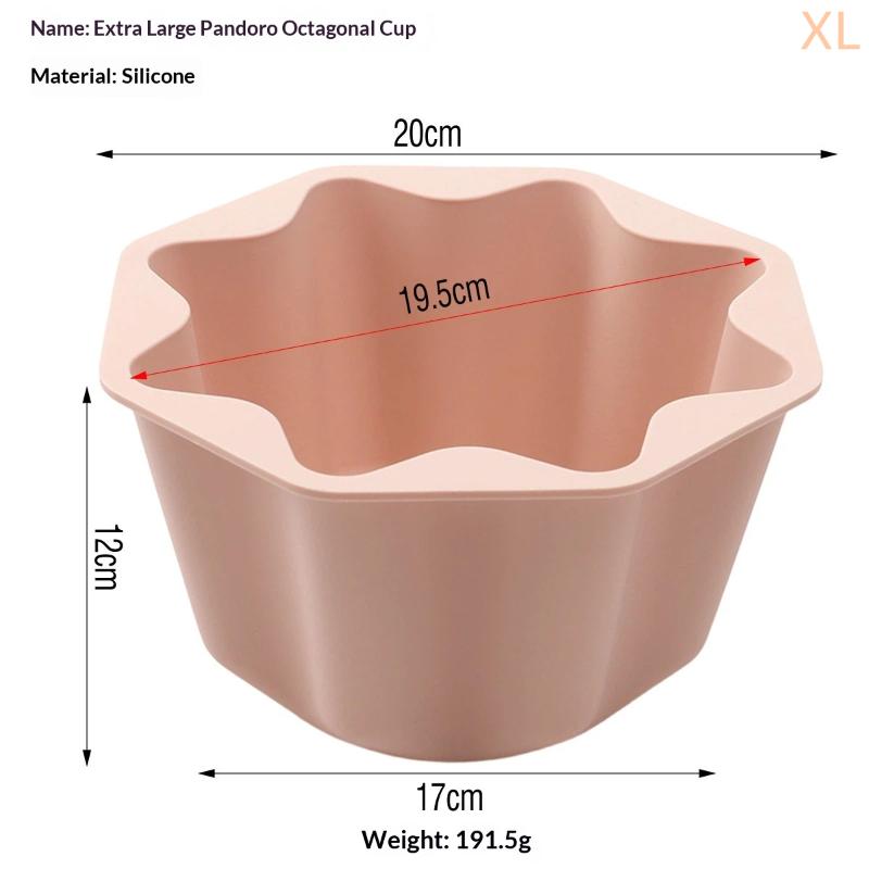 Stampo Ottagonale in Silicone per Alimenti Antiaderente Strumenti da Forno per Mousse, Budino, Pasticceria e Preparazione di Dolci