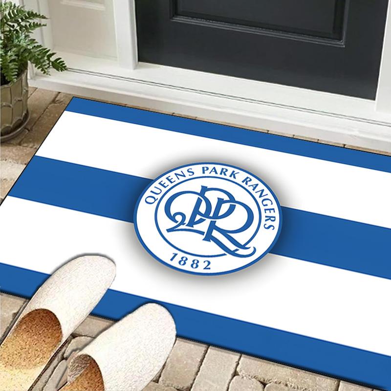 1PC rug Queens Rangers Football Carpet, Chair Rug,Area Rug for Office Bedroom living rooms bedroom, Doormat decor Christmas fan gifts