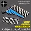 Phillips Screwdriver Bits Cross Head Magnetic Screwdrivers PH00 PH1 PH2 S2 Alloy Steel Hex Shank Hand Tools 50/75/100/150/200/300mm