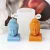 3D Buddhas Candle Silicone MoldNon Stick Easy To Demold for DIY Candle