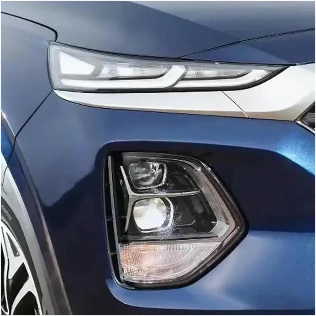 Compatible For Hyundai Santa Fe 2019 2020 Headlight Lens Cover Transparent Lampshade Headlamp Shell Plexiglass Auto Replacement Parts(1PCS right