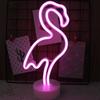 Shaped Led Cactus Neon Signs Light Holder Base Table Decoration Night Lamps