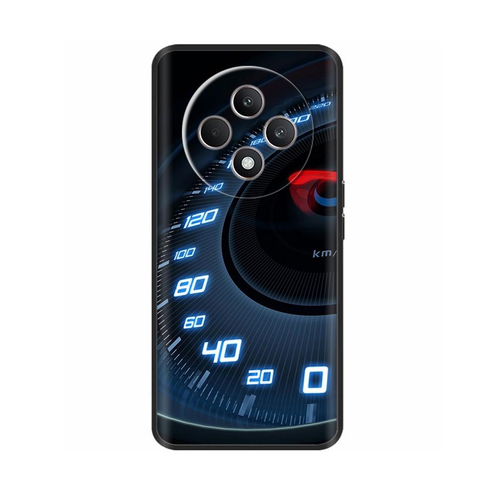 For Oppo Reno 12F 4G Case Reno12 F 5G Shockproof Cover Cute Painted Soft Black Silicone Phone Cases For OPPO Reno12F 4G 5G Coque