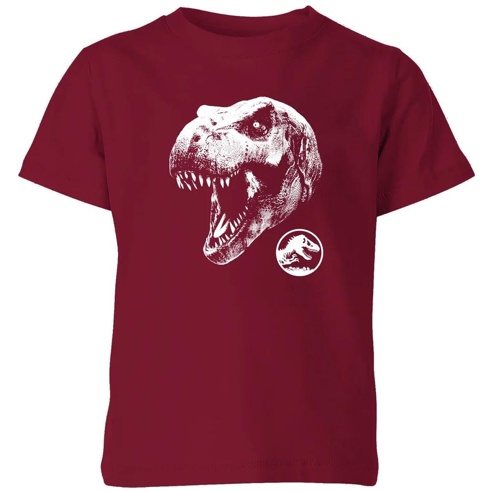 Jurassic Park T Rex Kids  T-Shirt - Burgundy - 3-4 Years 110
