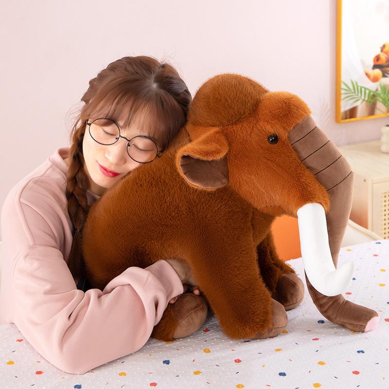 Peluş oyuncaklar tarih öncesi mamut fil toptan oyuncak makinesi ev dekorasyonu