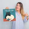 2026 Wall Calendar - 2026 Calendar, January - December 2026, 12" x 24" (Open), Cats Calendar 2026 with Hanging Hole for Home & Office