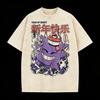 T Shirt Sports T Shirt Short Sleeve T Shirt Multi Color Unisex Pure Cotton Washed Retro Pokemon Gengar Year of Ghost Festival