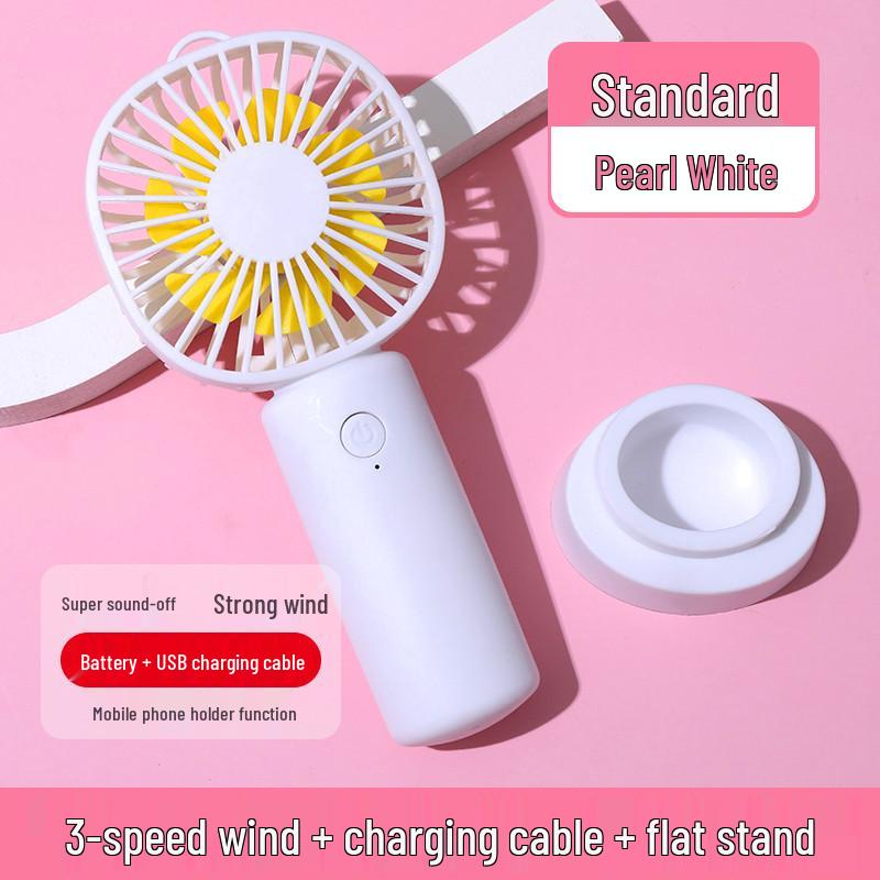 Mini Portable USB Handheld Desktop Fan for Office & Student - Rechargeable Small Electric Gift Fan