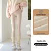 Women's Thermal High Waist Ribbed Tummy Control Slimming Base Layer Pants with Velvet, Winter 2025.