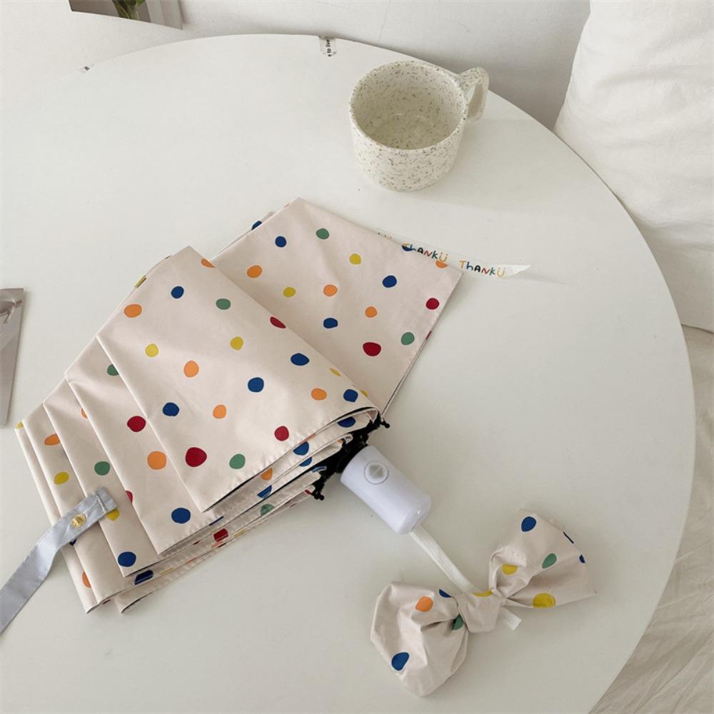 New Wave Point Sunshade Umbrella UV Protection Folding Sunscreen Umbrella Windproof Mini Rain Umbrella All-weather