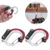 Aluminium Karabiner Multifunktion Outdoor Reisen Schnellhänge Externe Schnalle 2 Stück(rot )