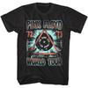 Pink Floyd Tshirt 7273 World Tour Rock and Roll Shirt The Dark Side of the Moon Psychedelic Rock Band Concert Tee Music Fan