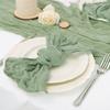 6pcs Napkins Wrinkled Dinner Napkins Soft Cotton Table Napkins Decorative Cloth Napkins for Weddings Parties Family Everyday Use