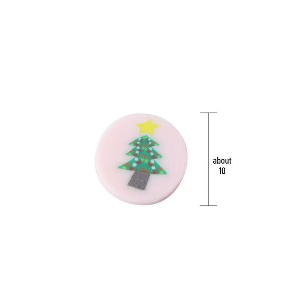 Polymer Clay Beads for DIY Jewelry - Christmas Tree Designs, 100 Pcs