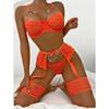 New Hot Erotic Mesh Lingerie Set Women Sexy Lingerie +Garter +Panties Set Sensual Lingerie Sex Suit Hot Porn Exotic Costumes