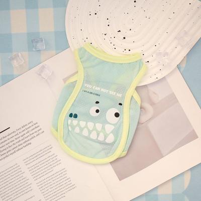 Summer Cooling Dog Vest Ice Silk Mesh Sleeveless Dog T-Shirt Breathable Pet Tank Top for Small Medium Large Dogs