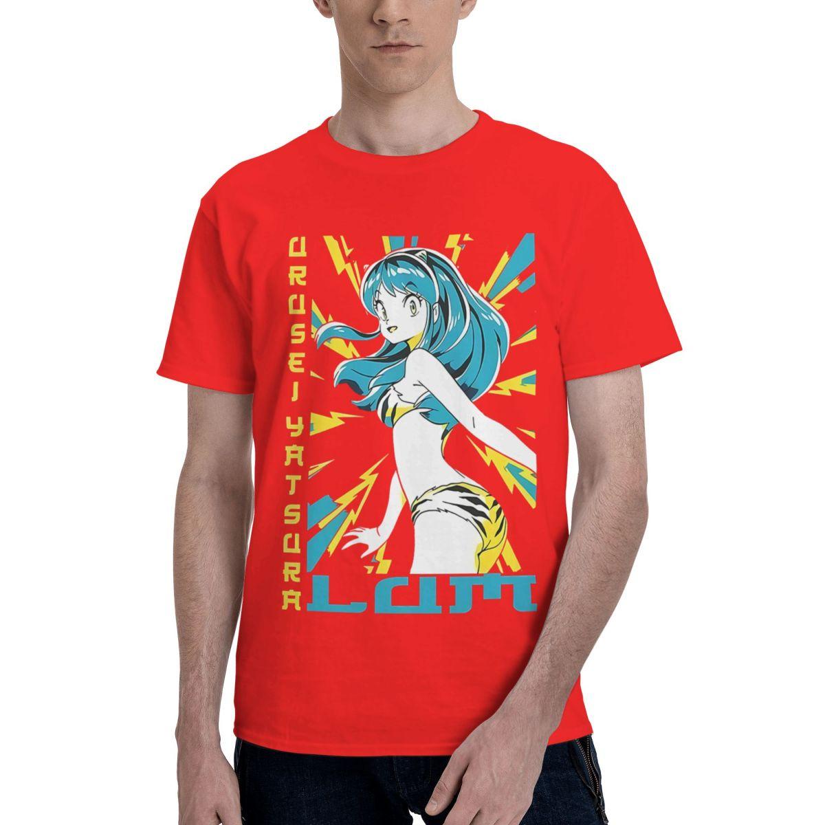 

Urusei Yatsura Lum PE0136 100 Cotton Casual Breathable Confortable Totoro Short Sleeve TShirt Funny Shirt S