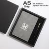 A5 Notebook+Signature Pen Gift Box Set Customized Gift Box For Honda Fit Jazz GK5 Civic Type-R CRV Pilot Accord HRV Accessories LV4