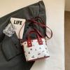 2025 New Cherry Portable Fashion Bag Handbag Large Capacity Cute Shoulder Tote Bucket
