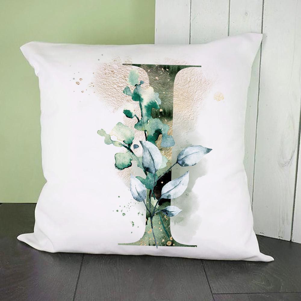Green Alphabet A B C Printing Pillow Cases Fashion English Letter Home Sofa Living Room Car Decorative Pillowcase Cushion Cover
