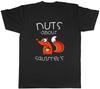 Nuts About Squirrels Mens T-Shirt Scurry Nutty Bush Tailed Tee Gift