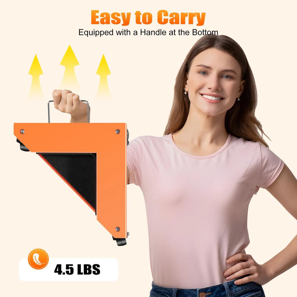 4 Pcs Furniture Rollers Heavy Load, Roller Set Mover Desk Cabinet Corner Dolly, Transport Rollers for Rectangular Objects