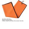 Golf Towel Sweat Absorption Perforated Superb Clean Ability Non-fluffy with Carabiner Clip Efficient