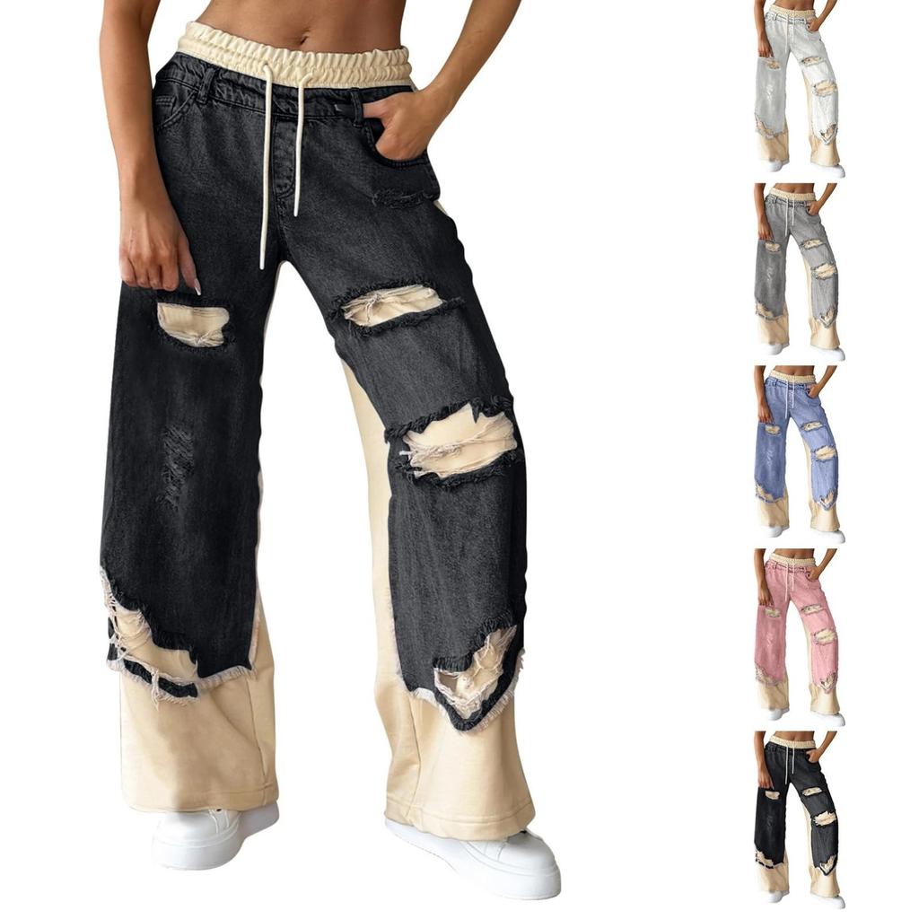 Women's Fashion Solid Color Casual Pants