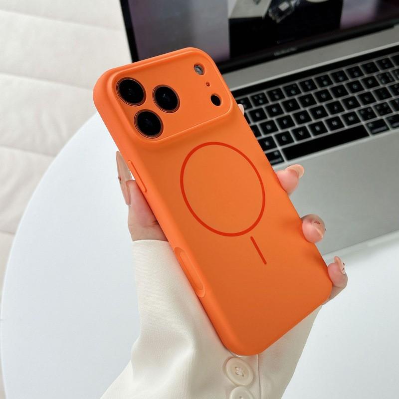 Liquid Silicone Magnetic Phone Case IPhone 17 16 Pro Max Shockproof Protective Cover