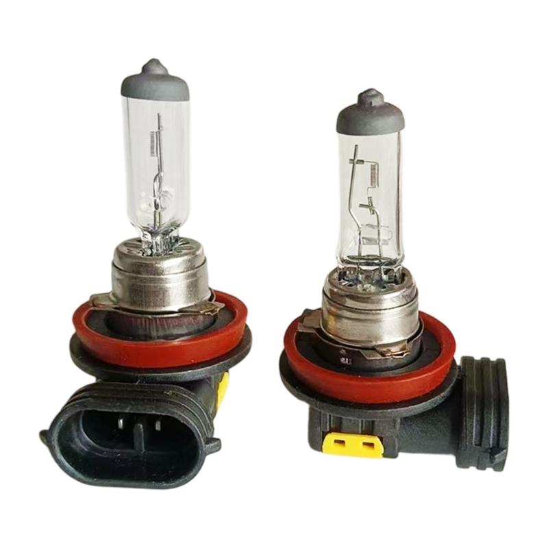 H8/H9/H11 12V Automotive Halogen Headlight Bulb for Front Lamp High Low Beam Fog Light Replacement