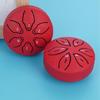 Steel Tongue Drum 3In 6 Notes Ethereal Drum Music Drum Yoga Meditation Percussion Instrument for Stress Relief